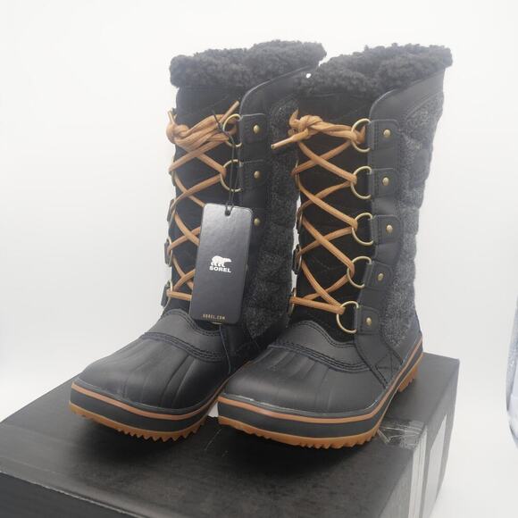 NEW Sorel Tofino II Women's 5 Waterproof Insulated Winter Boot Black - Picture 1 of 8